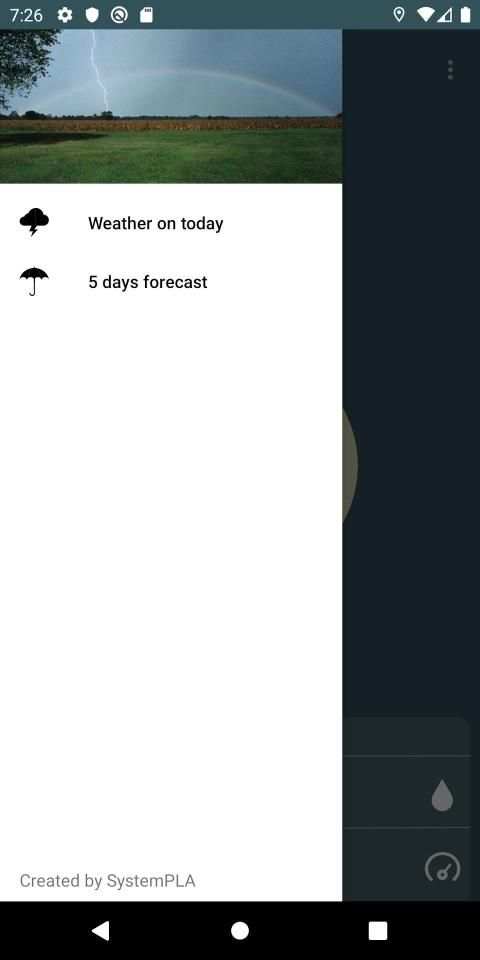 WeatherApp screenshot 2