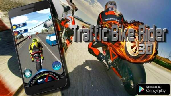 Traffic New Bike Rider Game 5 تصوير الشاشة