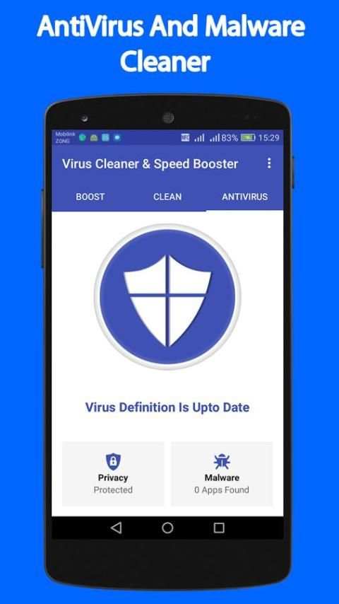 Virus Cleaner & Speed Booster 2 تصوير الشاشة