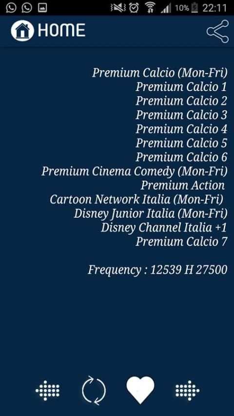 Hotbird frequency 2017 screenshot 1
