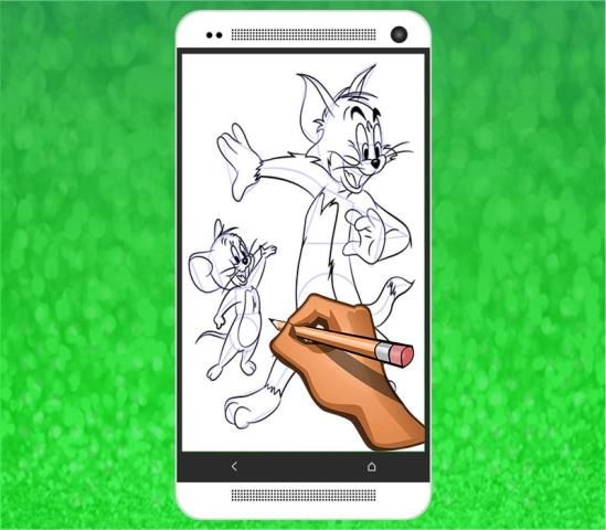 How to Draw Tom y Jerry 1 تصوير الشاشة