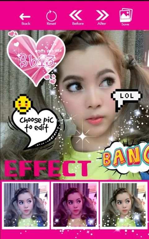B613 Selfie Photo Editor 1 تصوير الشاشة
