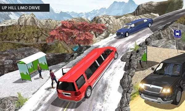 Offroad Uphill Limo Driving 3D स्क्रीनशॉट 13