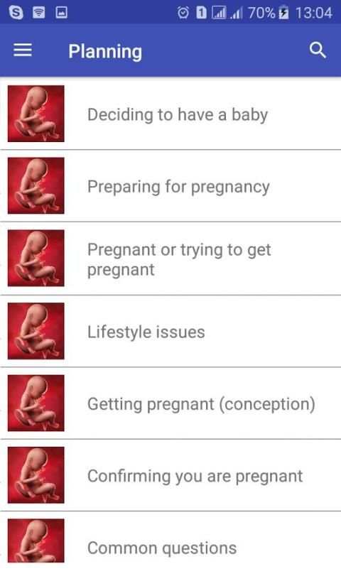 Pregnancy week by week स्क्रीनशॉट 3