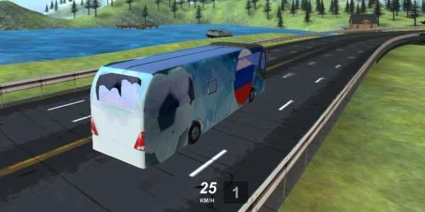 Soccer Team Bus Simulator 3D screenshot 1