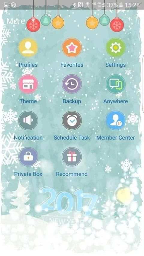 Happy New Year (Next SMS)Skin3 screenshot 1