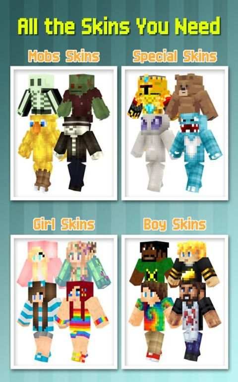 Skins for Minecraft Pocket Ed. screenshot 5