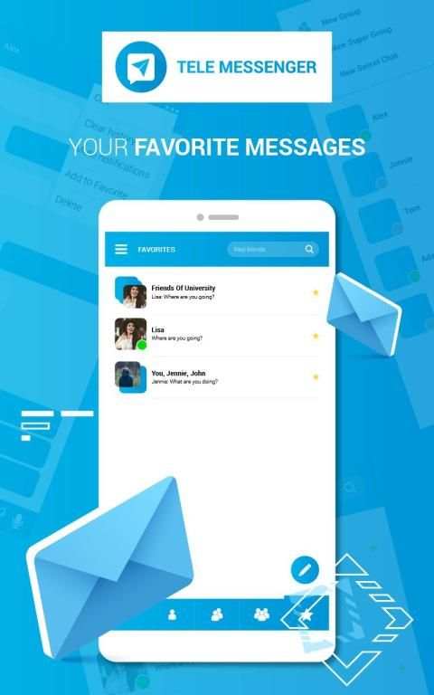Lite Messenger Tele: Panggilan & Obrolan Gratis screenshot 3