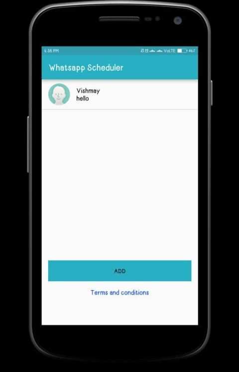 Schedule WhatsApp screenshot 1