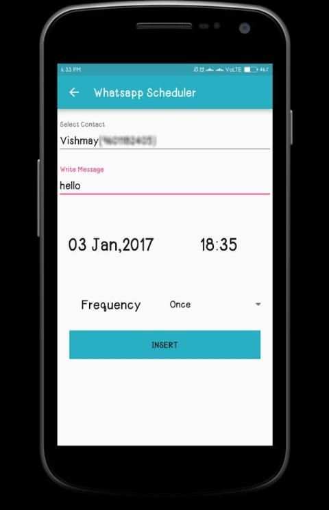 Schedule WhatsApp screenshot 2