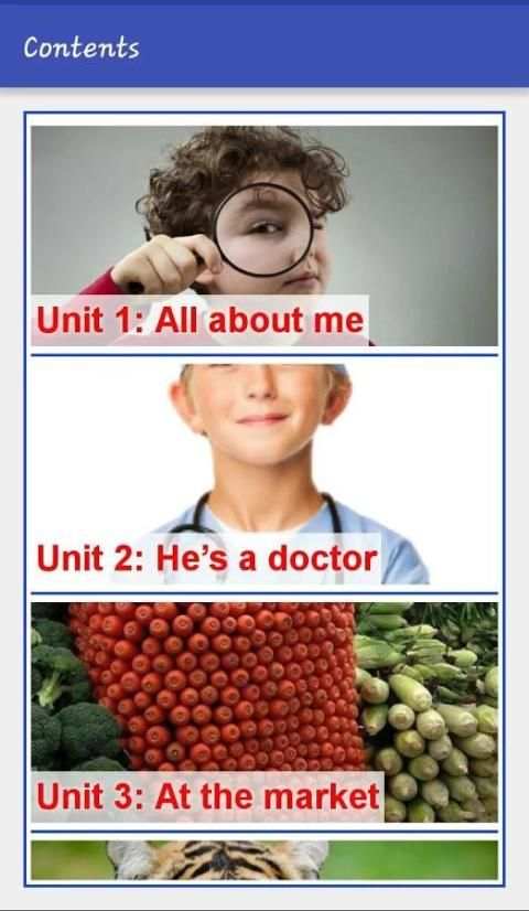 كلمات انجليزي الصف الثالث скриншот 2