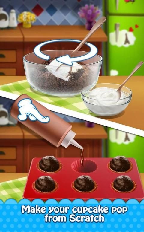 Cupcake Pop Maker! Sweet Game screenshot 4