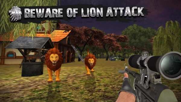 Lion Hunting 3D 5 تصوير الشاشة