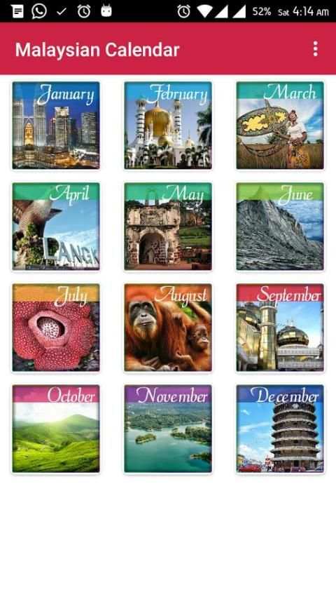 Malaysian Calendar (2017) screenshot 3