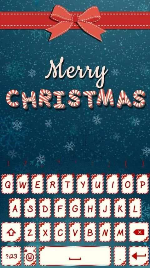 Merry Christmas Neon Keyboard скриншот 4