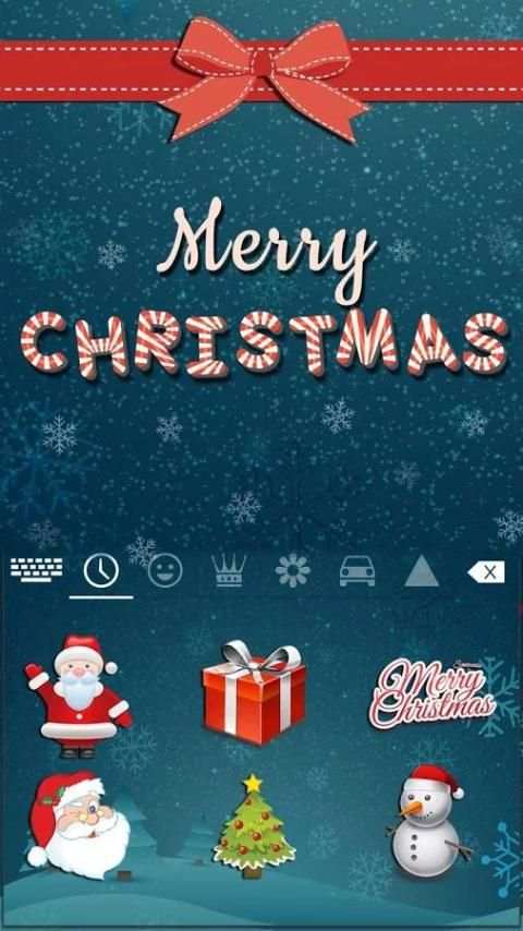 Merry Christmas Neon Keyboard скриншот 3