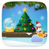 Christmas Weather Widget Theme