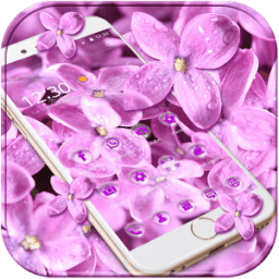 Lilac lavender dewdrop theme иконка