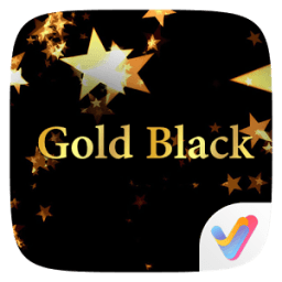 ikon Gold Black VLauncher Theme