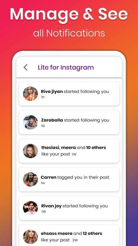 Lite For Instagram & IGTV: Web Insta For Instagram स्क्रीनशॉट 1