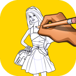 How to Draw Barbi أيقونة