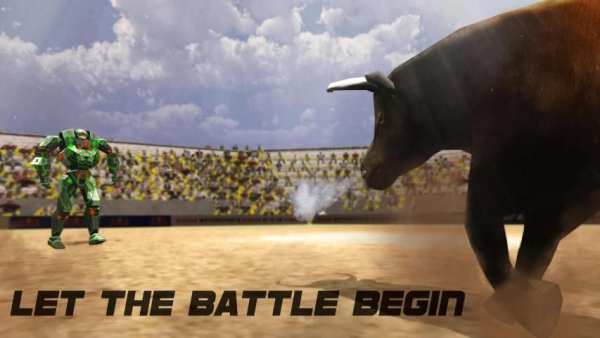 Battle Robot VS Angry Bull screenshot 3