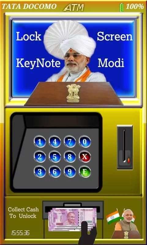 Modi ATM Keynote Lockscreen screenshot 3