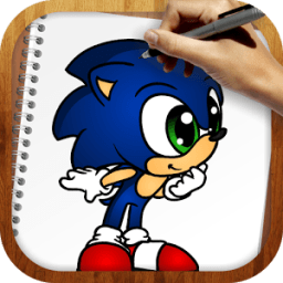 Draw Sonik the Hedgehog icon