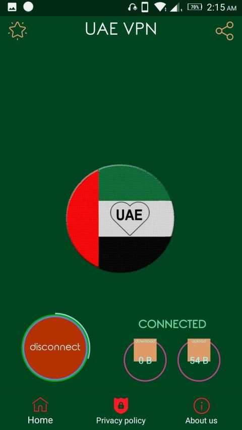 UAE VPN - Gulf VPN, Unlimited Free VPN screenshot 3