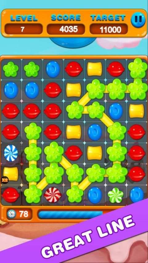 Candy Line स्क्रीनशॉट 7