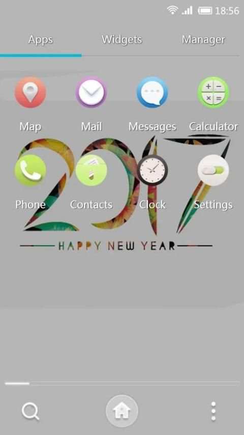 New Year 91 Launcher Theme screenshot 1