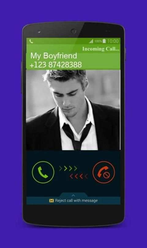 Boyfriend Fake Call Joke screenshot 1
