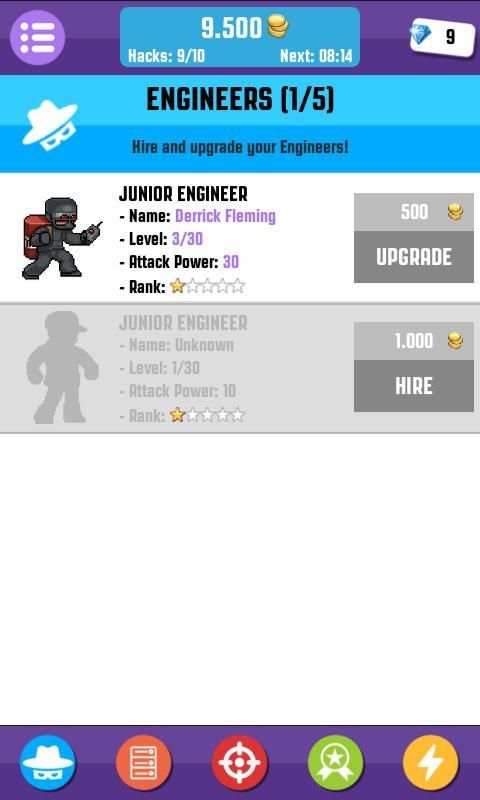 Hacker Game App - Simulation screenshot 3