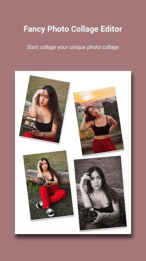Fancy Photo Collage Editor स्क्रीनशॉट 1