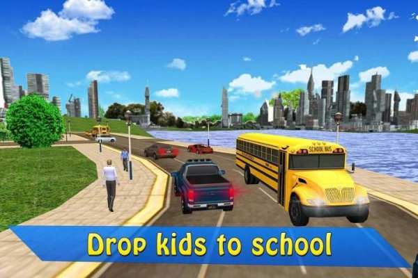 School Bus Driving 3D Sim Game screenshot 6