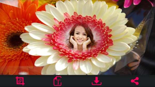 HD Photo Frames - Flowers 1 تصوير الشاشة