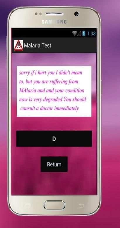Malaria test Pro prank скриншот 1