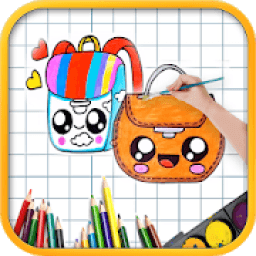 How To Draw Cute Items - Step By Step * आइकन