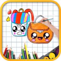 How To Draw Cute Items - Step By Step *