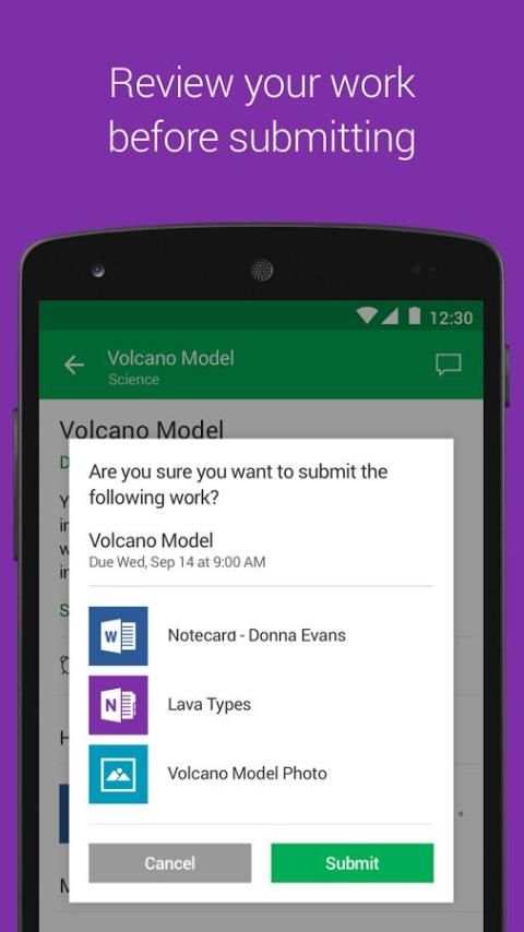 Microsoft Classroom screenshot 3