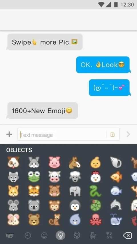 Emoji Keyboard for Facebook screenshot 1