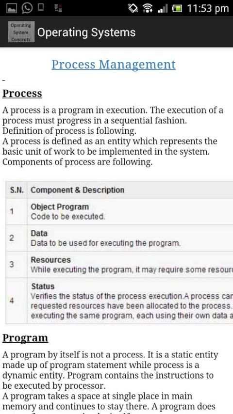 Operating Systems Concepts скриншот 6