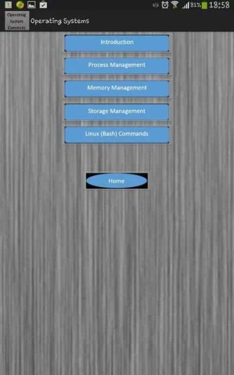 Operating Systems Concepts скриншот 2