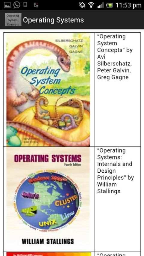 Operating Systems Concepts screenshot 5