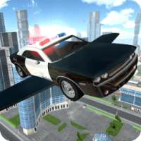 Flying Police Car Driving