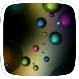 थीम रंगीन गेंदों आइकन