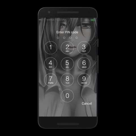 Girl Lock screen 7 تصوير الشاشة