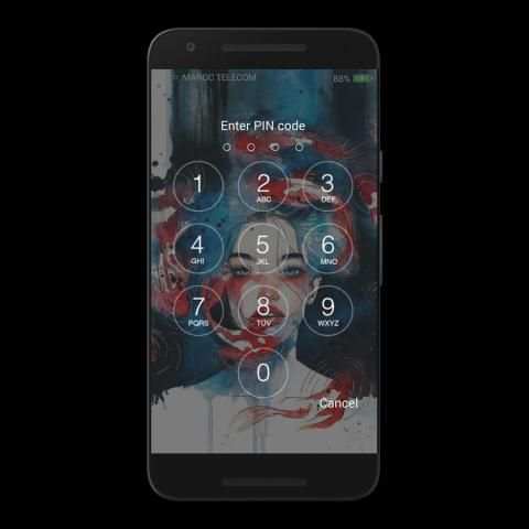 Girl Lock screen 6 تصوير الشاشة