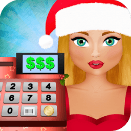 Christmas Supermarket Cashier icon