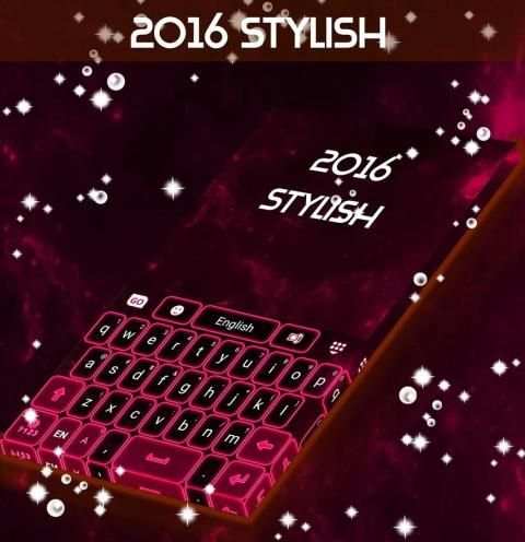 2016 New Stylish GO Keyboard screenshot 1